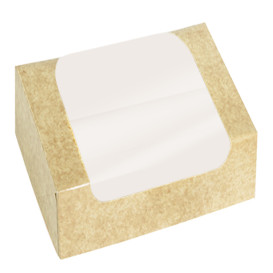 Embalagem de Cartão Retangular PackiPack Vision Kraft 13x11x8cm (X Uds)