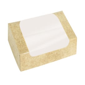 Embalagem de Cartão Retangular PackiPack Vision Kraft 19x15x6cm (X Uds)