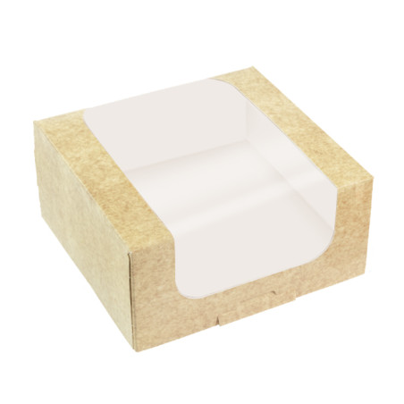 Caixas de Cartão com Janela para Padaria 10x10x8cm (150 Uds)