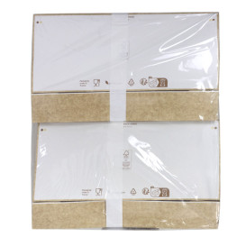 Embalagem de Cartão Retangular PackiPack Vision Kraft 32x14x5cm (50 Uds)