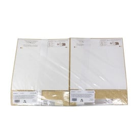 Embalagem de Cartão Quadrado PackiPack Vision Kraft 24x24x6cm (X Uds)