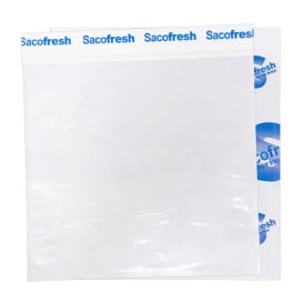 Saco de Vácuo Reutilizável com Fecho Adesivo Azul 30x25cm (1.200 Uds)