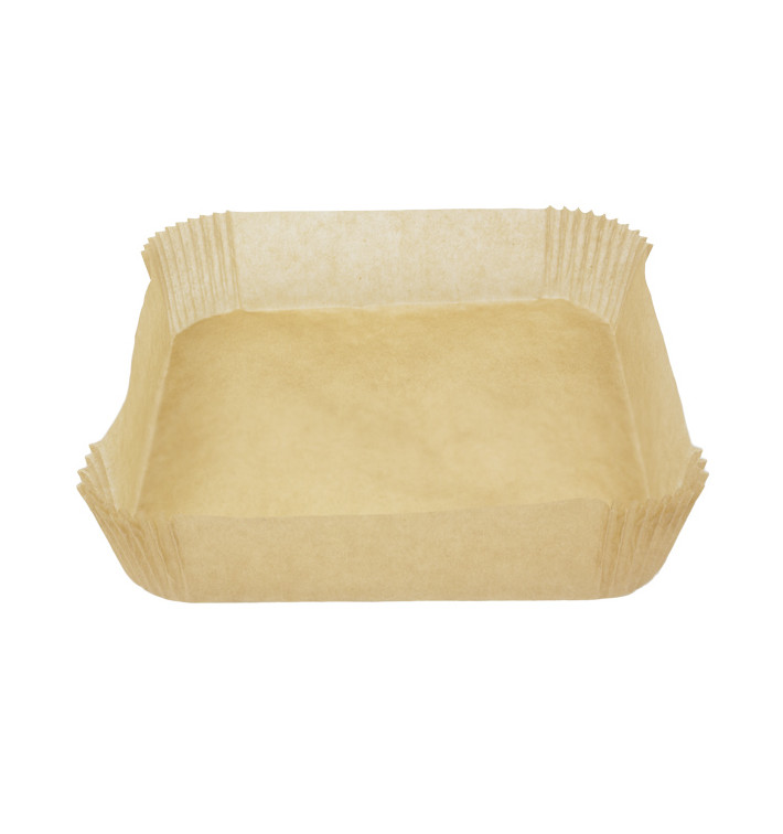 Papel Kraft para Fritadeiras de Ar 40g 17x17x4cm (50 Uds)