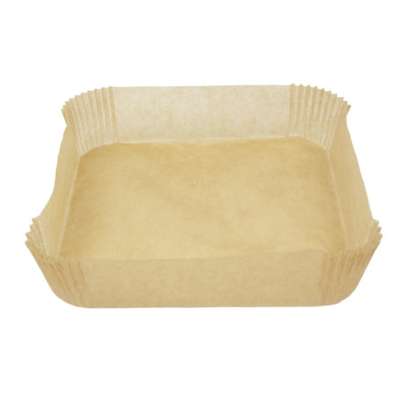 Papel Kraft para Fritadeiras de Ar 40g 17x17x4cm (50 Uds)