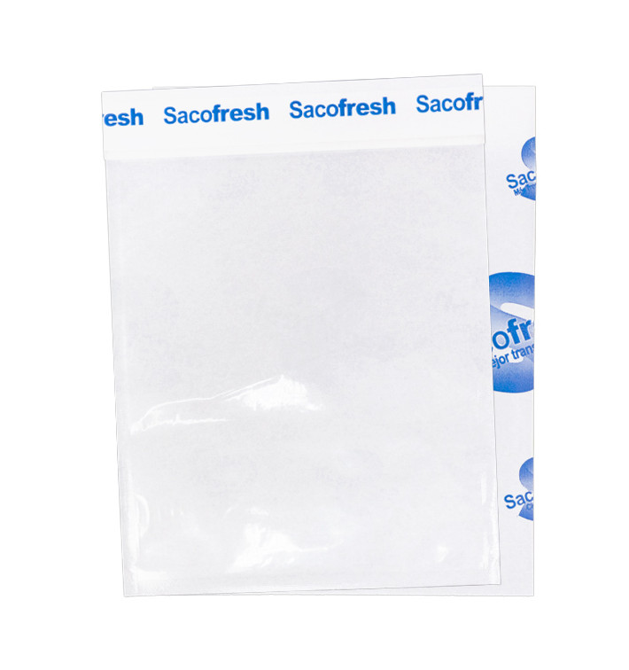 Saco PE e Papel Dobra Adesivo Sacofresh Azul 30x20cm (1.200 Uds)