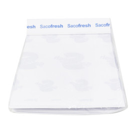 Saco PE e Papel Dobra Adesivo Sacofresh Azul 30x20cm (1.200 Uds)