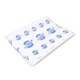 Saco PE e Papel Dobra Adesivo Sacofresh Azul 30x36cm (1.000 Uds)