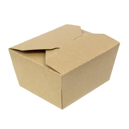 Caixa TakeAway Kraft-Kraft 12x10,5x6,5cm 750ml (200 Uds)