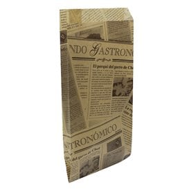 Saco Papel Sanduiche Kraft Times 12+2x26cm (2.000 Uds)