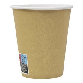 Copos de Cartão 9 Oz/280ml Kraft-Kraft Ø8,1cm (50 Uds)