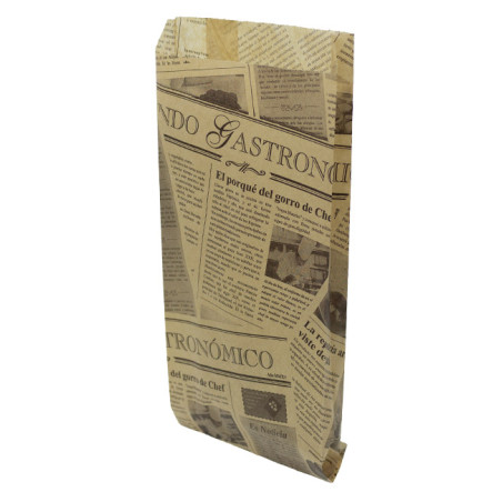 Saco Papel Sanduiche Kraft Times 12+2x26cm (100 Uds)