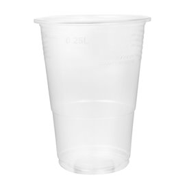 Copo de Plastico Transparente PP 300 ml Ø7,3cm (2500 Unidades)