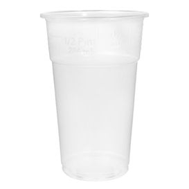 Copo de Plastico Transparente PP 375 ml Ø8,0cm (74 Unidades)