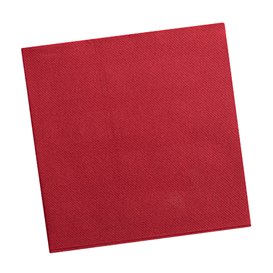 Guardanapos Airlaid Vermelho 40x40cm (50 Uds)