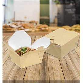 Caixa TakeAway Kraft 15x12x6,5cm (200 Uds)