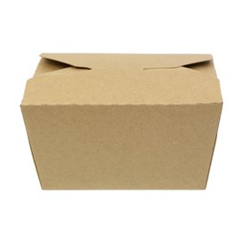 Caixa TakeAway Kraft-Kraft 12x10,5x6,5cm 750ml (25 Uds)