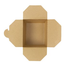 Caixa TakeAway Kraft-Kraft 12x10,5x6,5cm 750ml (25 Uds)