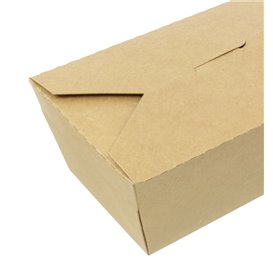 Caixa TakeAway Kraft-Kraft 16x10x6,5cm 900ml (200 Uds)