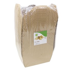 Caixa TakeAway Kraft-Kraft 16x10x6,5cm 900ml (200 Uds)