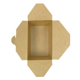 Caixa TakeAway Kraft-Kraft 16x10x6,5cm 900ml (200 Uds)