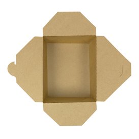 Caixa TakeAway Kraft-Kraft 17x13,5x6,5cm 1.300ml (200 Uds)