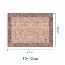 Toalhete de Mesa de Papel Kraft "Serapilheira" 30x40cm 40g/m² (1.000 Uds)