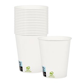 Copos de Cartão 6Oz/180 ml Branco Ø7,0cm (100 Uds)