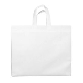 Saco Grande Não Tecido PREMIUM Branco 45+20x40cm (25 Uds)