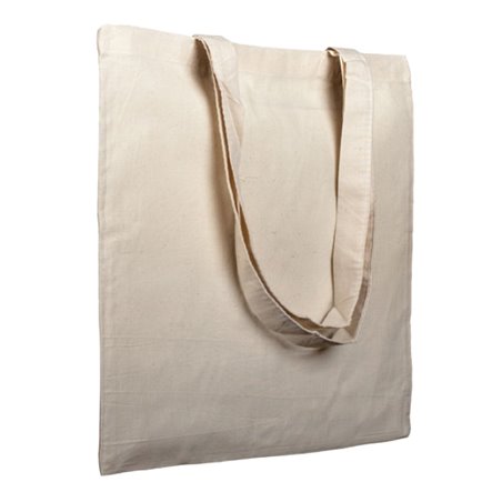 Saco Algodão com Asas Longas Bege 38x42cm (25 Uds)