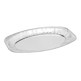 Bandeja Oval de Aluminio 1650 ml (100 Unidades)