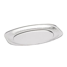 Bandeja Oval de Aluminio 870ml (10 Unidades)