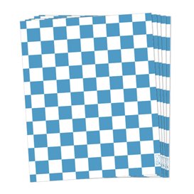 Papel Anti-Gordura “Vichy” Azul 20x24,5 cm (1.000 Uds)