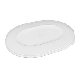 Revolve” Tampas de taça reutilizáveis em PP Bio reutilizáveis duráveis Oval 22x17,4x5cm (36 Uds)