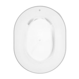 Revolve” Tampas de taça reutilizáveis em PP Bio reutilizáveis duráveis Oval 22x17,4x5cm (36 Uds)