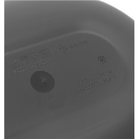 Taça Reutilizável Durável Reutilizável PP Bio Cinzento “Revolve” Oval 1000ml 22x17,4x5cm (144 Uds)