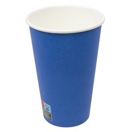 Copo de cartão “Colours” Azul 600ml Ø9,4cm (320 Uds)