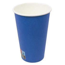 Copo de cartão “Colours” Azul 600ml Ø9,4cm (20 Uds)