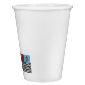 Copo de Cartão 12 Oz/360ml Branco Ø8,9cm (40 Uds)