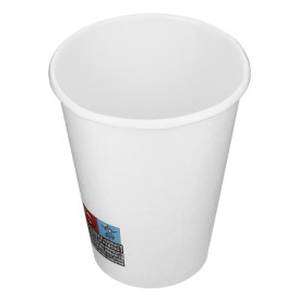 Copo de Cartão 12 Oz/360ml Branco Ø8,9cm (40 Uds)