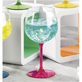 Copo Reutilizável Durable TT Pé Fúcsia Gin Tonic 580ml (6 Uds)