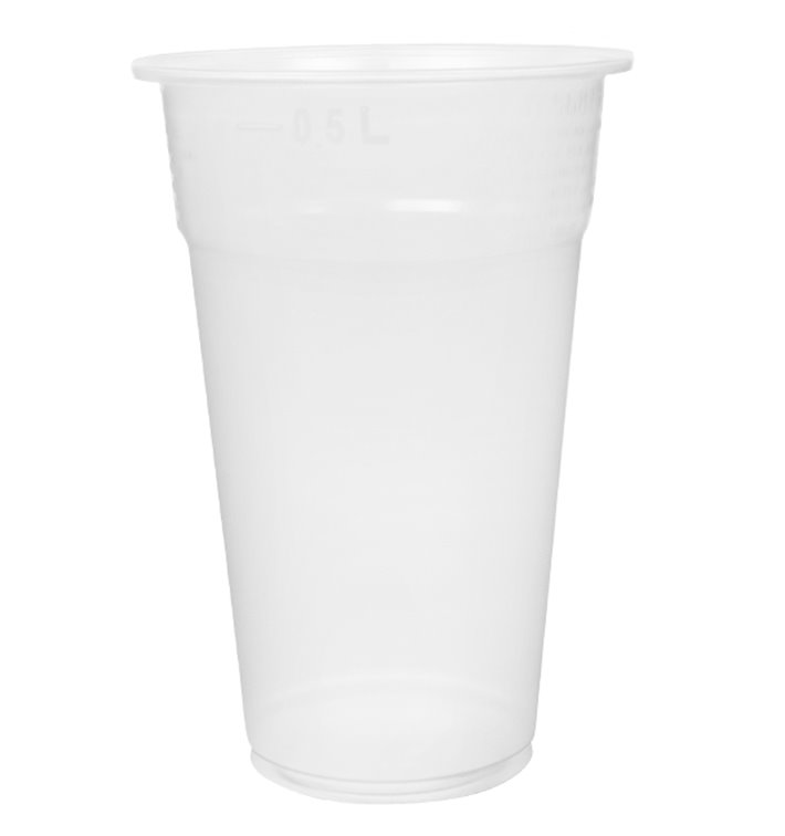 Copo de Plastico PP Reutilizável Transparente 550ml Ø9,0cm (800 Uds)