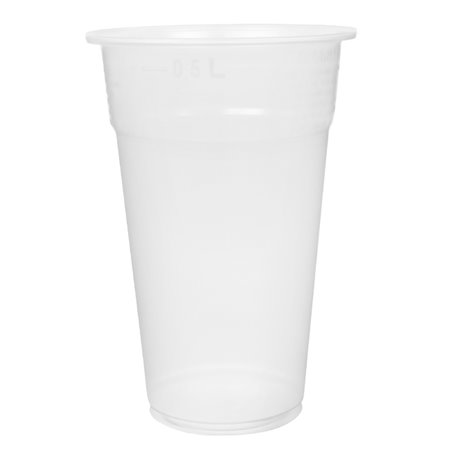 Copo de Plastico PP Reutilizável Transparente 550ml Ø9,0cm (800 Uds)