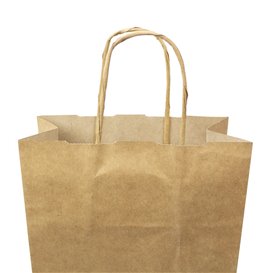 Saco Papel Kraft porta Garrafas 18+8x39cm (300 Uds)