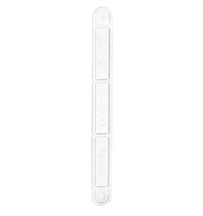 Paletina de Plástico para Cafe Transparente 9cm (100 Uds)