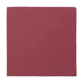 Guardanapos de Papel Ponta-Ponta 40x40cm 2C Bordeaux (1.200 Uds)