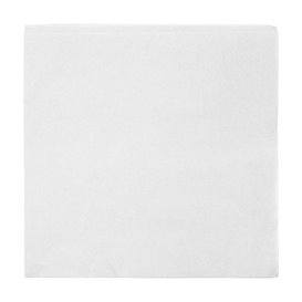 Guardanapos de Papel Ponta-Ponta 40x40cm 2C Branco (1.200 Uds)