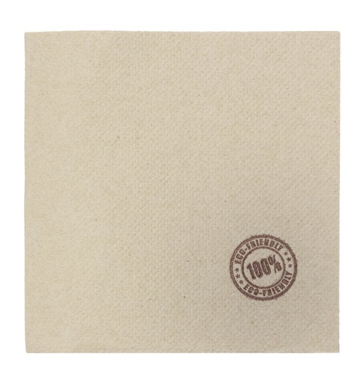 Guardanapos Cocktail de Papel Eco Ponta-Ponta 20x20cm 2C (100 Uds)