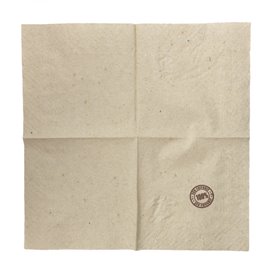 Guardanapos Cocktail de Papel Eco com Rebordo 20x20cm 2C (3.200 Uds)