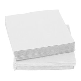 Guardanapos Cocktail de Papel Ponta-Ponta 20x20cm Branco (100 Uds)