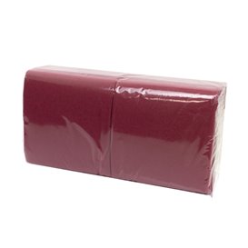 Guardanapos Cocktail de Papel Ponta-Ponta 20x20cm Bordeaux (2.400 Uds)